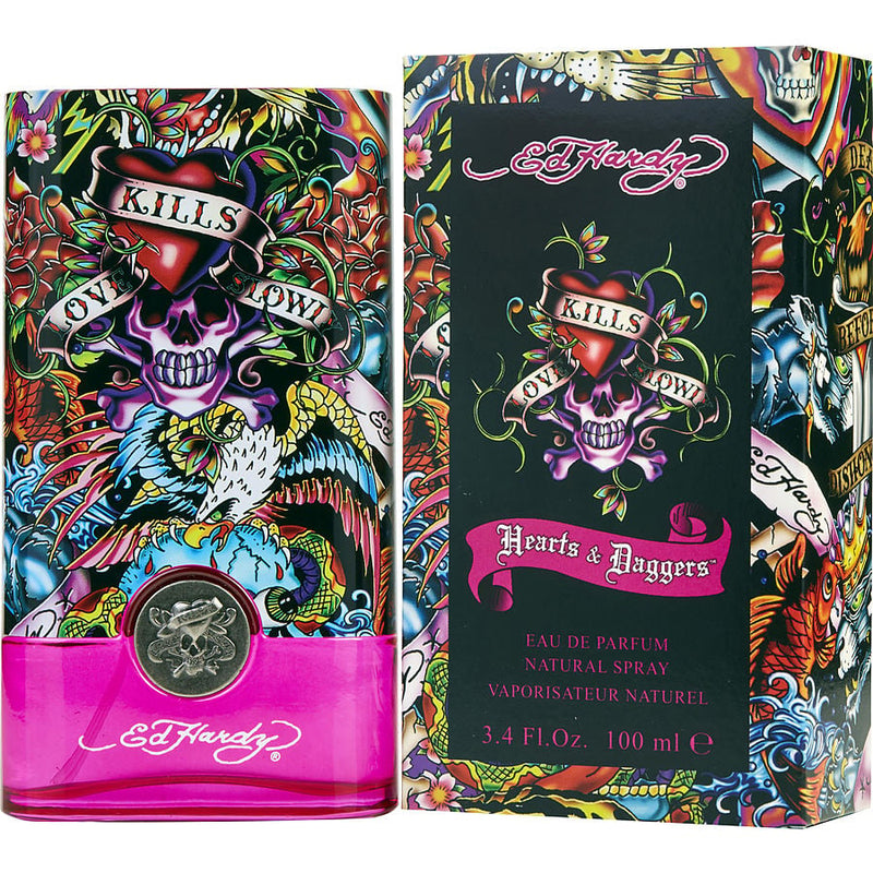 Ed Hardy Hearts  Daggers W 100Ml Spray Boxed