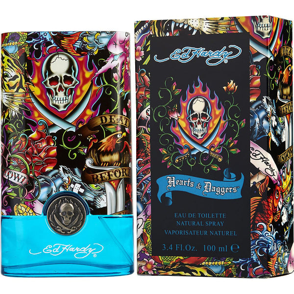 Ed Hardy Hearts  Daggers Men 100Ml Spray Boxed