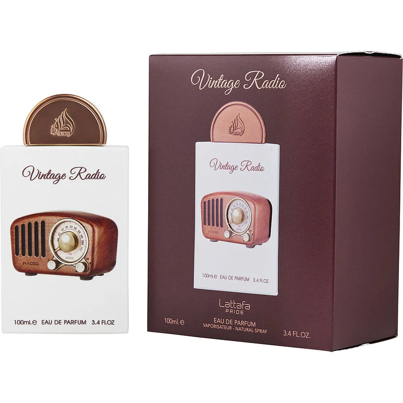 Lattafa Vintage Radio  EDP M 100ml Boxed