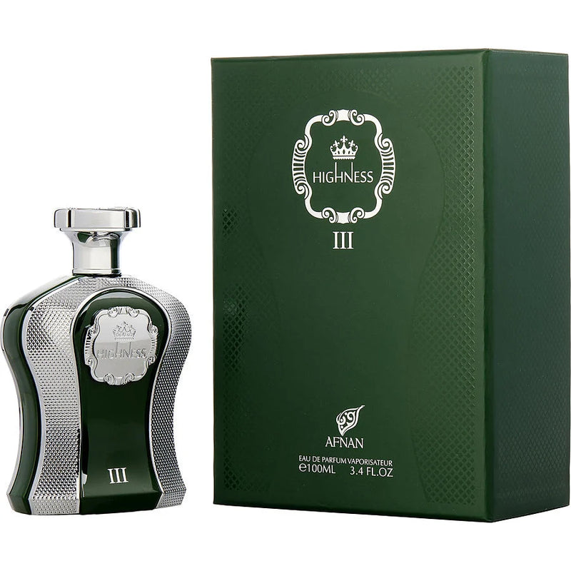 Afnan III His Highness Green EDP M 100ml Boxed BELVIA