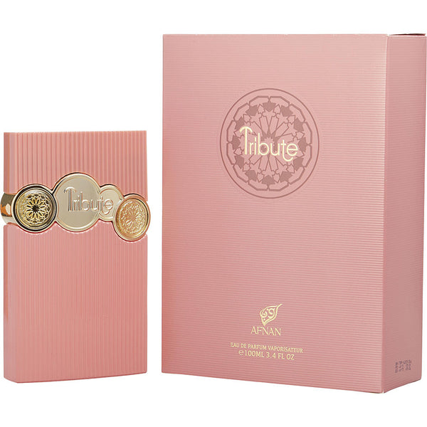 Afnan Tribute Pink 2021 Luxury Edition New Pack EDP W 100ml Boxed BELVIA