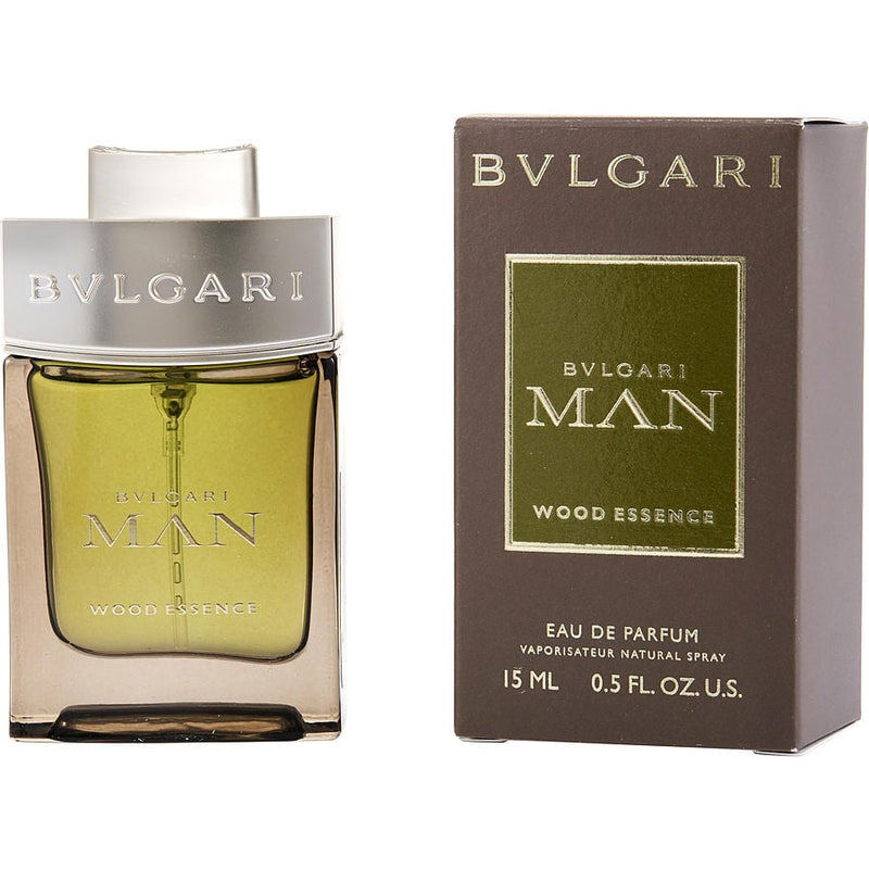 Travel Pack Bvlgari Man WOOD ESSENCE M 15ml Boxed BELVIA